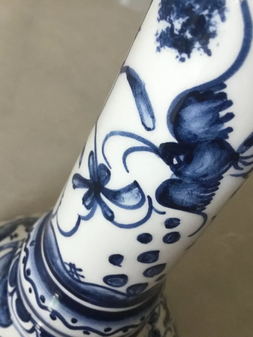 Williams Sonoma Nazari Alhambra Hand Painted Candle 2 Holders Portugal 10.5